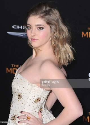 Willow Shields wore Bavna to the premiere of The Hunger Games: Mockingjay – Part 2