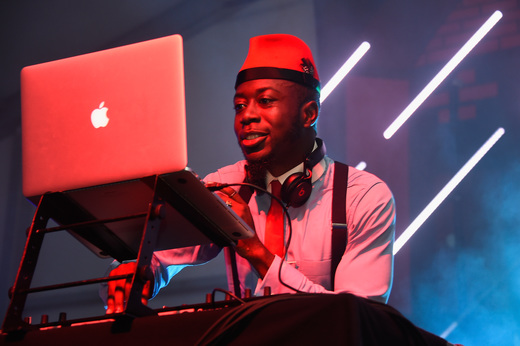 Nana Kwabena spins at The Dean Collection X BACARDI Untameable House Party on December 3, 2015 in Miami, Florida. 