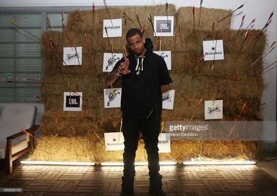 Mack Wilds attends Mark Anthony Green And A$AP Rocky Host 'Barefoot' Powered By JBL, Heineken, And Sprite at Dream South Beach on December 4, 2015 in Miami Beach, Florida.