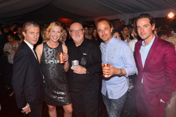 Jerome Sans, Eleanor Allen, Sean Kelly, Jonas Tahlin, Alexander Gilkes== Absolut Elyx and Water For People Art Basel benefit at Delano South Beach