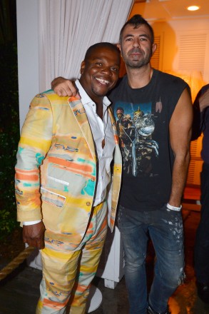 Kehinde Wiley, Jeremy Kost at Absolut Elyx and Water For People Art Basel benefit at Delano South Beach