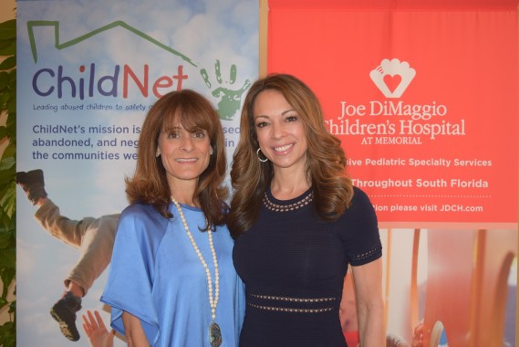 Kerry Diaz, Owner of Curate Clothes Boutique and Luncheon Honoree; and Liz Quirantes, CBS 12 News Anchor