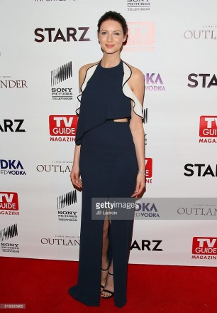 Caitriona Balfe wore Casa Reale diamond earrings and bracelet to TV Guide Magazine Celebrates STARZ's 'Outlander' at Palihouse on March 30, 2016 in West Hollywood, California.