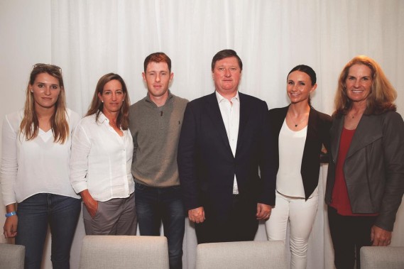 Georgina Bloomberg threw down the gauntlet to the rest of the Global Champions League teams declaring “we have the best team”, as she sat alongside Miami Glory teammates Scott Brash (GBR), Kimberly Prince (USA) and Jessica Mendoza (GBR) earlier today at a pre-event press conference.
