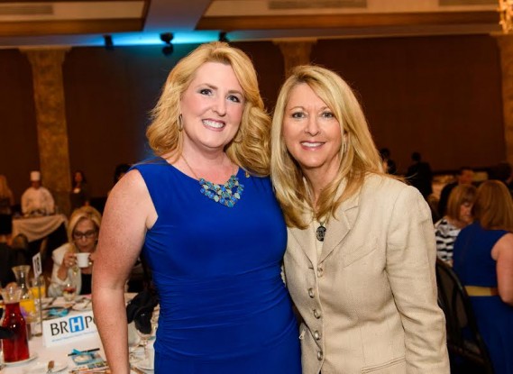 Kate Goldman, Director of Government & Community Relations at Baptist Health South Florida; and Nancy Botero, Vice President of Advancement and Executive Director of the Broward College Foundation