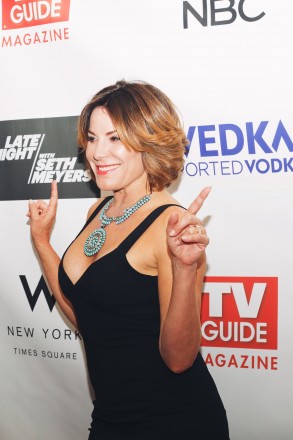 Luann de Lesseps (The Real Housewives of New York) attends a party celebrating the new issue of TV Guide Magazine at The Living Room at The W New York - Times Square. CREDIT: MK Photography  