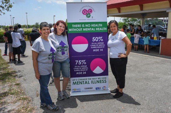 Silvia Quintana, CEO of Broward Behavioral Health Coalition; Emery Cowan, Director of Clinical Services and OCP2 Project Director at Broward Behavioral Health Coalition; and Susan Nyamora, President/CEO of South Florida Wellness Network