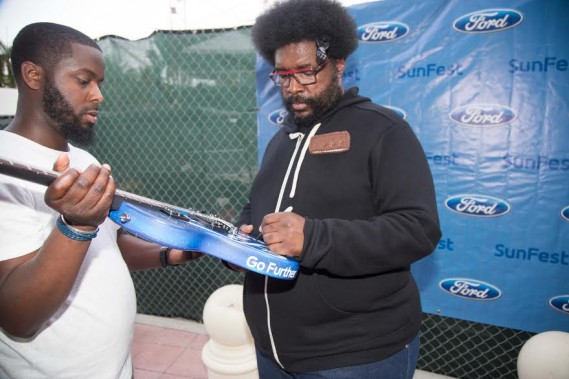 The Roots Meet & Greet FORD Stage Arpil 30th Holger Bradburn SUNFEST 2015