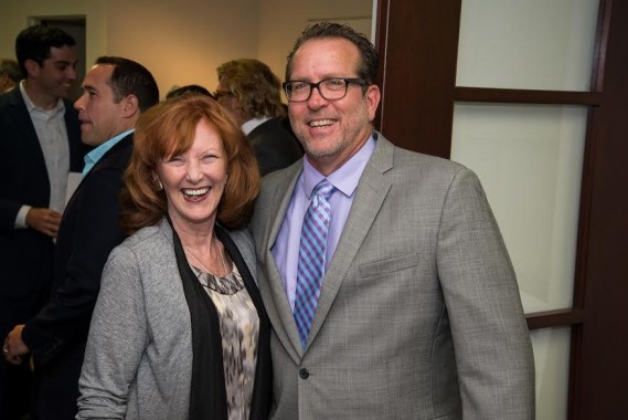 Dr. Linda Howdyshell, Broward College Provost and Senior Vice President for Academics and Student Success and Broward College District Board of Trustees member Mike Rump 