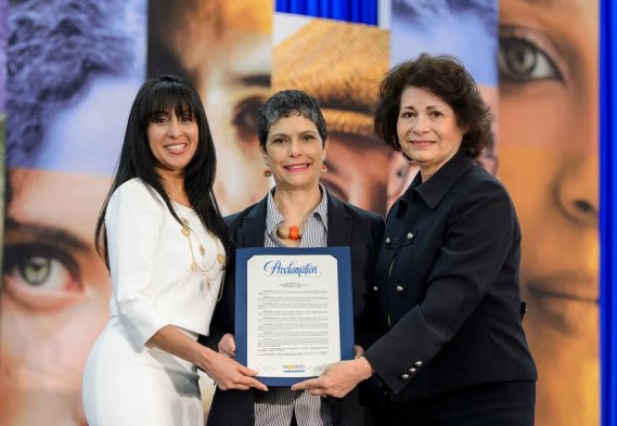Proclamation Presentation with Maria Hernandez, Vice President of Program Operations, United Way of Broward County; Silvia Quintana, LMHC, CAP, Chief Executive Officer of Broward Behavioral Health Coalition and Lois Wexler, Broward County Commissioner and Chair of the Behavioral Health Coalition Board of Directors