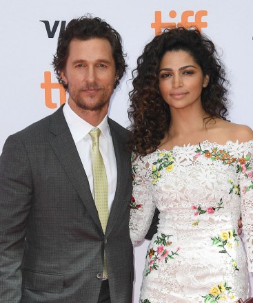 TORONTO, ON - SEPTEMBER 11:  Matthew McConaughey and wife Camila Alves attend the premiere of 'Sing' during the 2016 Toronto International Film Festival at Princess of Wales Theatre on September 11, 2016 in Toronto, Canada.   (Photo by C Flanigan/FilmMagic)