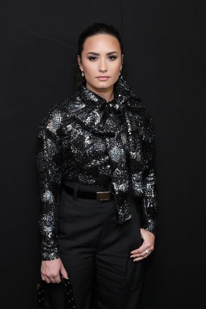 NEW YORK, NY - SEPTEMBER 15:  Demi Lovato backstage at the Marc Jacobs Spring 2017 fashion show during New York Fashion Week at Hammerstein Ballroom on September 15, 2016 in New York City.  (Photo by Neilson Barnard/Getty Images)