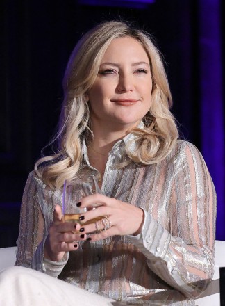 NEW YORK, NY - SEPTEMBER 28:  Actress Kate Hudson speaks during a talk at the 2016 Advertising Week New York Yahoo Dinner at the Highline Hotel on September 28, 2016 in New York City.  (Photo by J. Countess/Getty Images for Advertising Week New York)