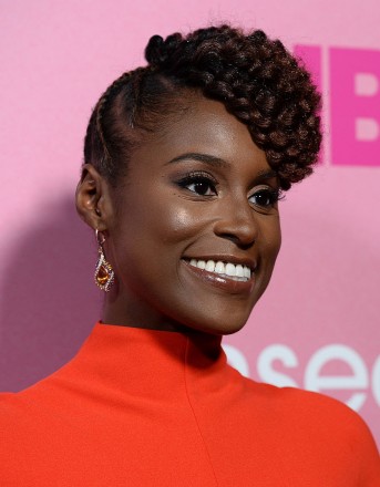 LOS ANGELES, CA - OCTOBER 06:  Actress Issa Rae arrives at the premiere of HBO's "Insecure" at the Nate Holden Performing Arts Center on October 6, 2016 in Los Angeles, California.  (Photo by Amanda Edwards/Getty Images)