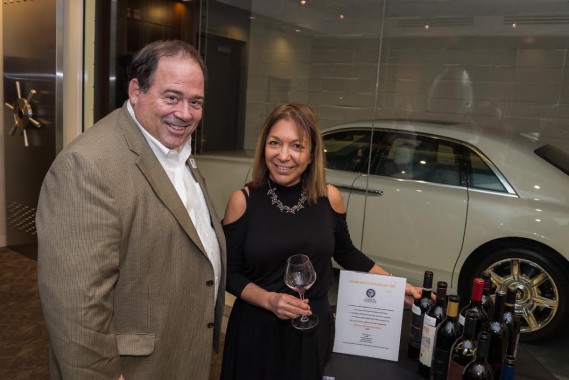 John Miller, ‎Director of Sales & Operations at ‎Soring,Inc.; and Shari Gherman, President of American Fine Wine Competition