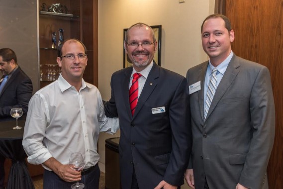  Bradley Deckelbaum, Managing Member at Premier Developers; Greater Fort Lauderdale Chamber of Commerce Board Chair Heiko Dobrikow and Marcel Summermatter, Senior Vice President of Commercial Middle Market at Regions Bank
