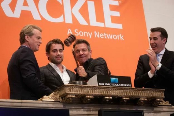 Wednesday November 16th 2016 Officials and guests from Sony's Crackle "The Art of More" (NYSE: SNE) visit the NYSE to highlight their 2nd season which premieres on November 16. To honor the occasion, Dennis Quaid, Actor/Executive Producer, "The Art of More," joined by actors Cary Elwes and Christian Cooke, ring The NYSE Closing Bell®. Photo Credit: NYSE Photo 15 (L-R): Christian Cooke; Dennis Quaid; Cary Elwes