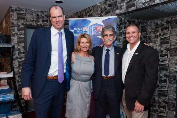  Dolphin Entertainment CEO Bill O’Dowd, United Way of Broward County President/CEO Kathleen Cannon, MISSION UNITED Founding Chair Stephen Moss and MISSION UNITED Senior Director Leland Liebe