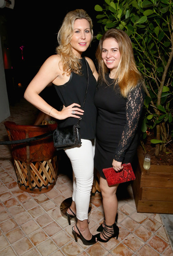 Jenifer Caplan and Sasha Swacht attend the DuJour Media, Gilt & JetSmarter party to kick off Art Basel at The Confidante on November 30, 2016 in Miami Beach, Florida. (Photo by Astrid Stawiarz/Getty Images for DuJour)