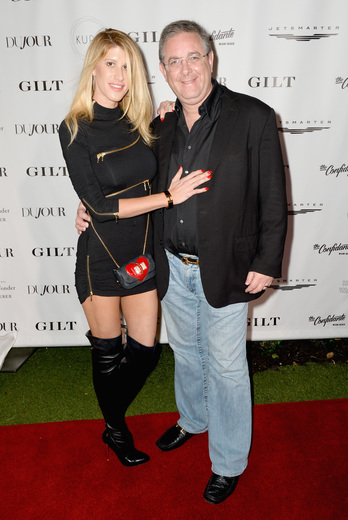 Jennifer Dale and Marc Bell attend the DuJour Media, Gilt & JetSmarter party to kick off Art Basel at The Confidante on November 30, 2016 in Miami Beach, Florida. (Photo by Gustavo Caballero/Getty Images for DuJour)