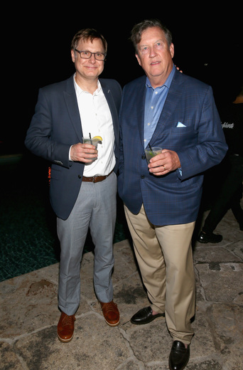 Mary W. and Donald R. Clark Director of the Memorial Art Gallery, University of Rochester Jonathan P. Binstock and Bob Fox attend the DuJour Media, Gilt & JetSmarter party to kick off Art Basel at The Confidante on November 30, 2016 in Miami Beach, Florida. (Photo by Astrid Stawiarz/Getty Images for DuJour)