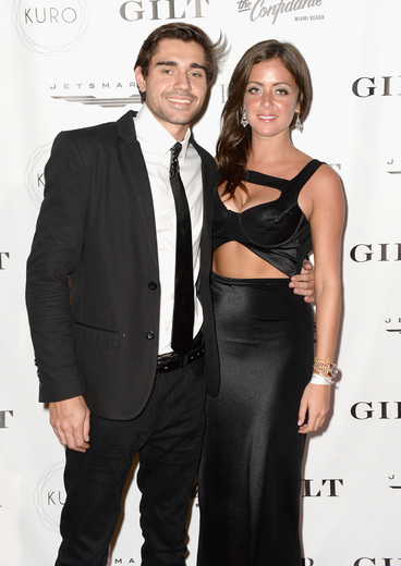 Tytin's Alexa Greenfield (R) and a model wearing Tytin attend the DuJour Media, Gilt & JetSmarter party to kick off Art Basel at The Confidante on November 30, 2016 in Miami Beach, Florida. (Photo by Gustavo Caballero/Getty Images for DuJour)