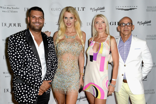 InList co-founder Gideon Kimbrell and guests attend the DuJour Media, Gilt & JetSmarter party to kick off Art Basel at The Confidante on November 30, 2016 in Miami Beach, Florida. (Photo by Gustavo Caballero/Getty Images for DuJour)