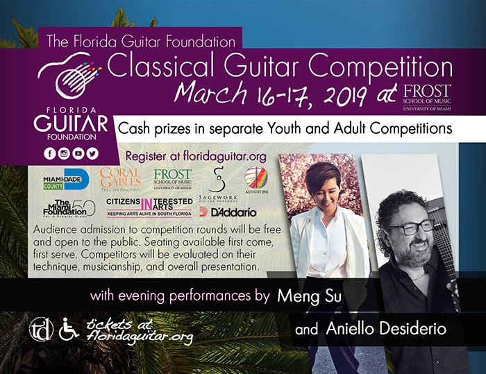 Florida Guitar Foundation International Guitar Competition Premier Guide Miami