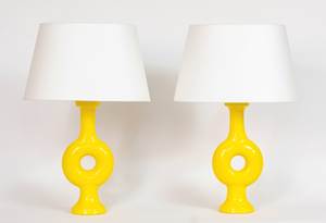 Annulaire Vase Lamps by Suzanne Ramié (1950) courtesy of Lebreton