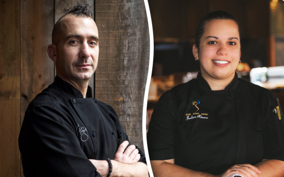 Dinner hosted by Marc Forgione and Jorlian Rivera