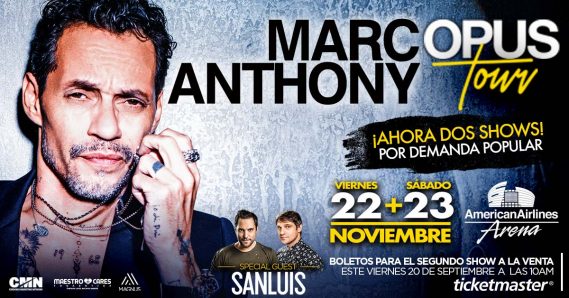 Marc Anthony - Opus Tour 2019
