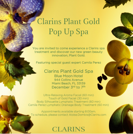 Clarins Plant GoldPop Up Spa