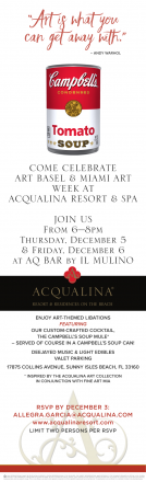 Art Collection and Cocktails at AQ Bar