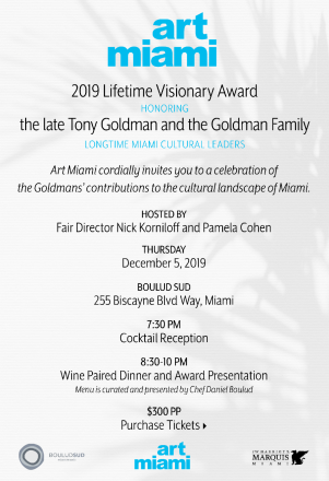 Art Miami 2019 Lifetime Visionary Award Dinner