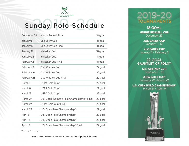 The 2020 Polo Season: Sunday Polo – Premier Guide Miami