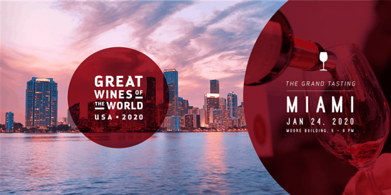 GREAT WINES OF THE WORLD USA 2020 – MIAMI GRAND TASTING