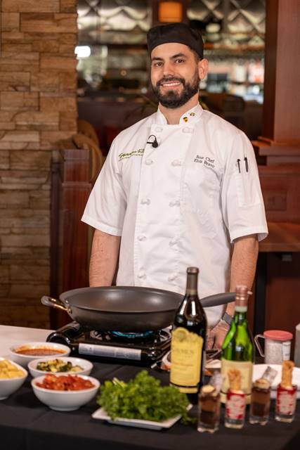 Seasons 52 Chef Elvis Bravo will prepare The Perfect Starters: Avocado Toast, Maryland Style Lump Crab Cakes and Preserved Lemon Hummus  on Tuesday, June 9, at 2 p.m., on Facebook Live. His livestream is part of The Galleria at Fort Lauderdale’s Cooking with The Galleria virtual series.