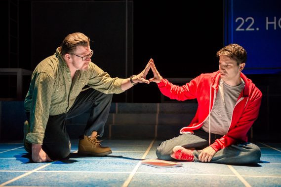 The Curious Incident of the Dog in the Night-time (Best Production, Play), with Steven G. Anthony and Ryan Didato (Best Actor, Play) (Photo Credit: Justin Namon)
