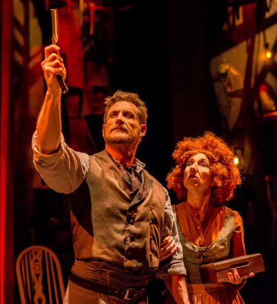 Sweeney Todd, with Aloysius Gigl (Best Actor, Musical) and Jeni Hacker (Best Actress, Musical) (Photo Credit: Justin Namon)