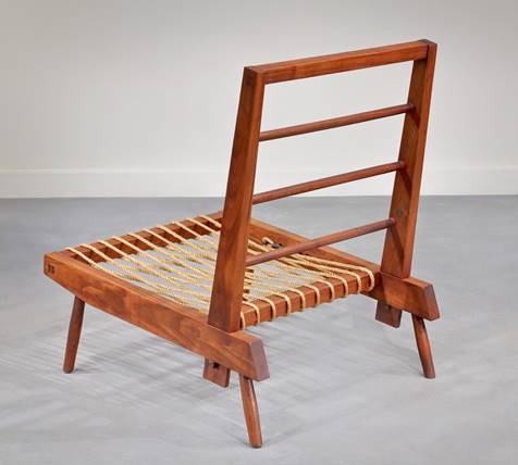 Prototype Lounge Cushion Chair, George Nakashima, Courtesy Moderne Gallery