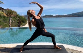 Virtual yoga – live from Necker Island
