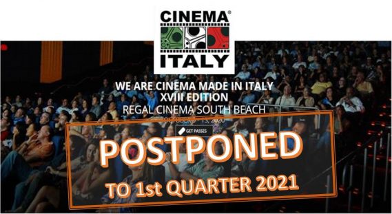 CINEMA ITALY MIAMI 2020 - POSTPONED to 1st quarter of 2021