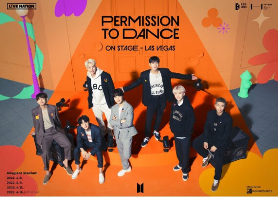 BTS TO CONTINUE THEIR WORLD TOUR WITH 'BTS PERMISSION TO DANCE ON STAGE - LAS VEGAS' IN APRIL