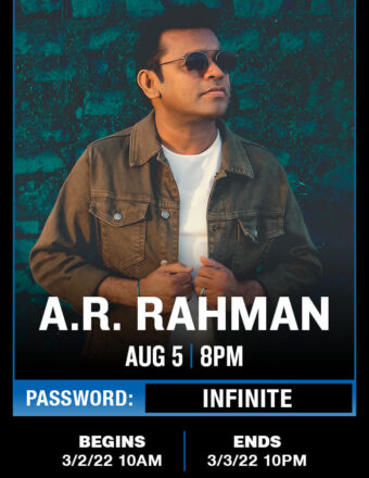 A.R. Rahman is Coming to Hard Rock Live at Seminole Hard Rock Hotel & Casino in Hollywood, Fla. Friday, Aug. 5 at 8 p.m.