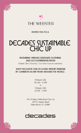 Decades Sustainable Chic