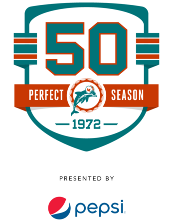 Miami Dolphins Announce Plans for The 50th Anniversary Celebration of the 1972 Perfect Season Presented by Pepsi