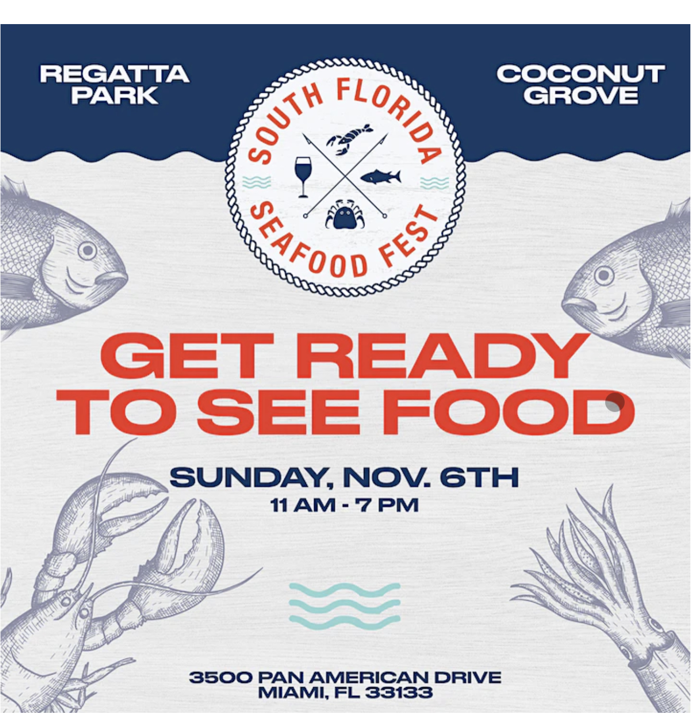 South Florida Seafood Festival 2022 in Coconut Grove’s Regatta Park
