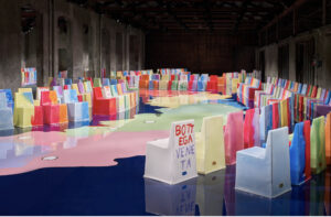 Come Stai? A chair by Gaetano Pesce with Matthieu Blazy for Bottega Veneta