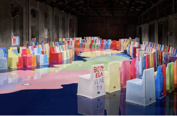 Come Stai? A chair by Gaetano Pesce with Matthieu Blazy for Bottega Veneta