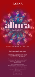 Faena Theater Presents ALLURA